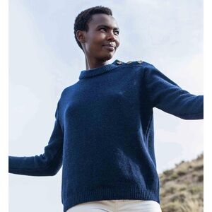 L'Envers, Suzanne wool sweater, navy, size M